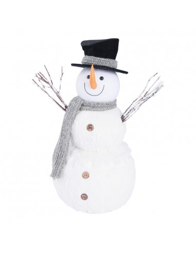 Muñeco de nieve para decoración de escaparates en invierno