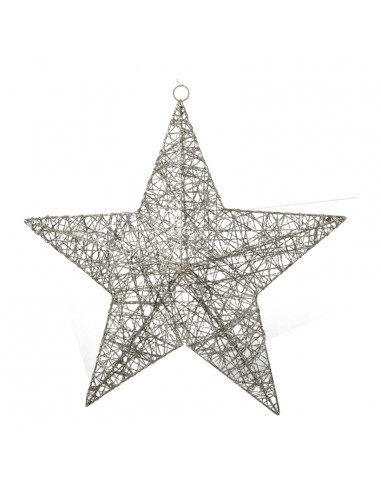 Estrella trenzada 3D para la decoración de centros comerciales calles y tiendas