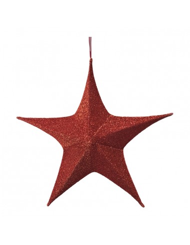 Estrella textil decorativa para la decoración de centros comerciales calles y tiendas
