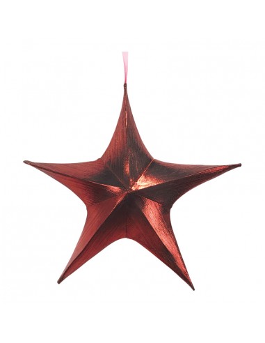 Estrella textil decorativa para la decoración de centros comerciales calles y tiendas