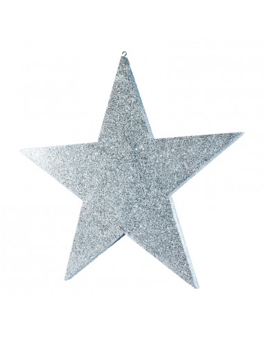 Estrella plana brillante para la decoración de centros comerciales calles y tiendas