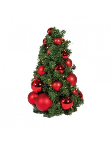 Árbol de Navidad con luz LED y bolas para la decoración de navidad con bolas y accesorios