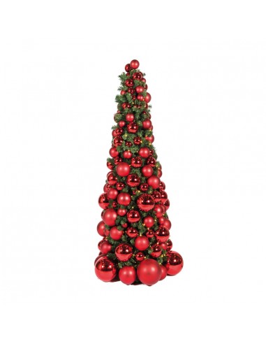 Árbol de Navidad con luz LED y bolas para la decoración de navidad con bolas y accesorios
