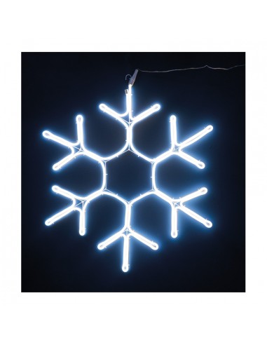 Copo de nieve de neón LED para la decoración de centros comerciales calles y tiendas