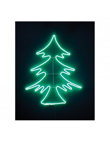 Figura de neón LED árbol Navidad para la decoración en navidad fachadas calles centros comerciales tiendas