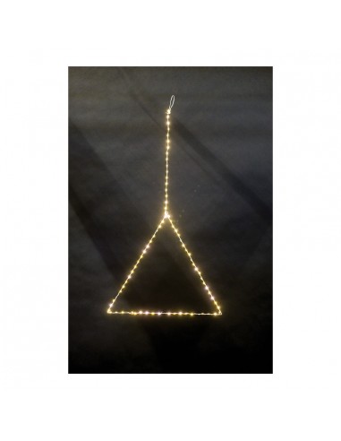 Triángulo LED para la decoración en navidad fachadas calles centros comerciales tiendas