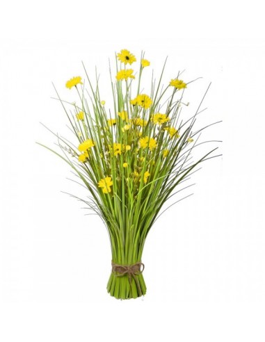 Manojo de hierba de caña silvestre con flores para escaparates de primavera en tiendas y centros comerciales