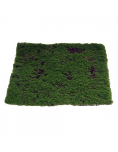 Panel de musgo artificial verde 30x30cm-La Decoteca