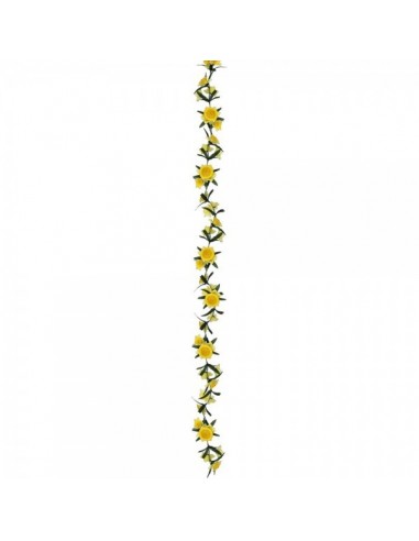 Guirnalda de flor de campana para escaparates de pastelerías en pascua de semana santa