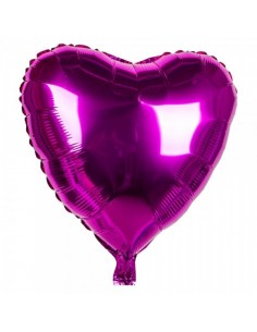 Globo metalizado forma de corazón para la decorar el día de san Valentín en restaurantes y escaparates de tiendas