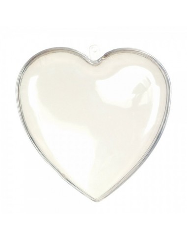 Corazón acrílico hueco 2 partes para la decoración del día de los enamorados en centros comerciales tiendas