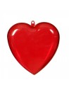 Corazón acrílico 2 partes para la decoración del día de los enamorados en centros comerciales tiendas