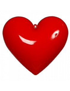 Corazón de plástico para la decoración del día de los enamorados en centros comerciales tiendas