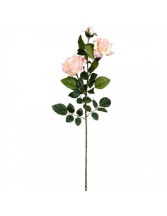 Tallo de 3 rosas con hojas para la decoración del día de los enamorados en centros comerciales tiendas