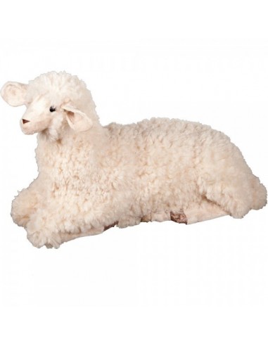 Peluche de oveja ovis sentada xl para la decorar espacios y escaparates de verano con mamíferos y aves