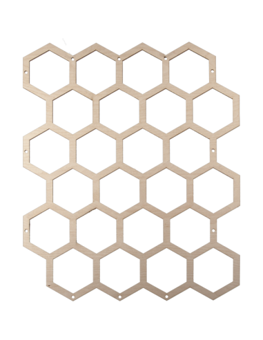 Panel de abeja 2d para escaparates en verano de tiendas o comercios