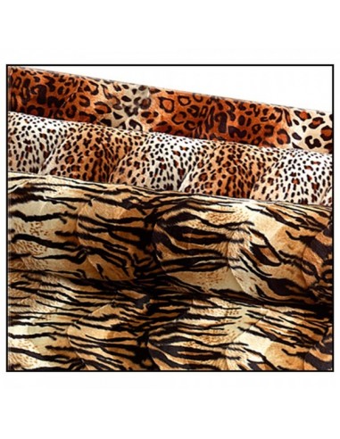 Tela de piel imitación de leopardo para escaparates en verano de tiendas o comercios
