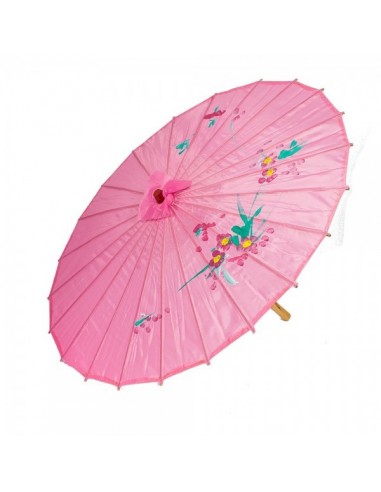 Paraguas de papel de seda asiático para escaparates en verano de tiendas o comercios