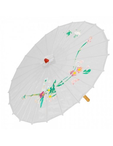 Paraguas de papel de seda motivos asiáticos para escaparates en verano de tiendas o comercios