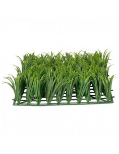 Panel de hierba medio-alto plato de hierba medio-alto para escaparates veraniegos con helados en tiendas