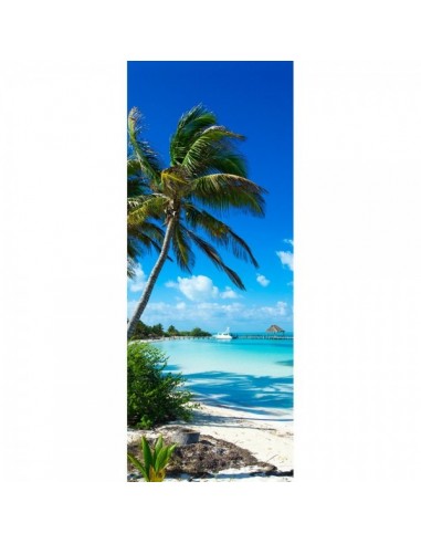 Banner-poster playa caribeña Para la decoración de escaparates de tiendas