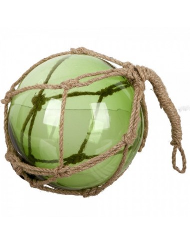 Bola de cristal de pescador con cuerda para la decoración de escaparates marítimos en tiendas