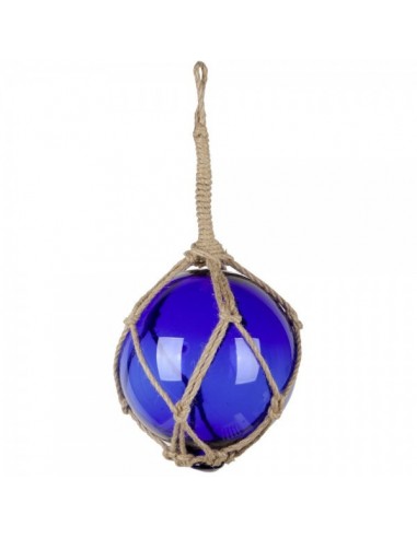 Bola de cristal de pescador con cuerda para la decoración de escaparates marítimos en tiendas