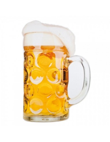 Impresión jarra de cerveza xxl oktoberfest para la decoración de fiestas populares y escaparates