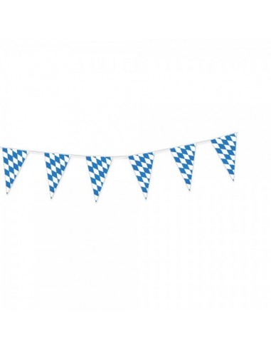 Banderines triangulares para la fiesta de bavaria oktoberfest para la decoración de fiestas populares y escaparates