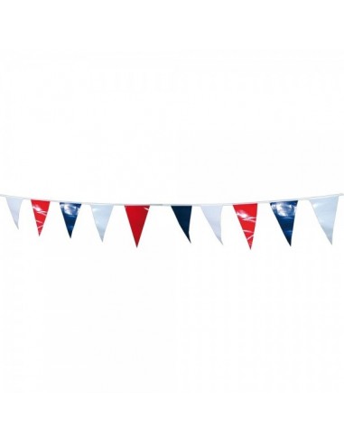 Banderines triangulares con colores de francia para escaparates y decorar espacios de países y viajes
