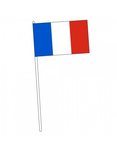 Banderas de papel colores de francia para escaparates y decorar espacios de países y viajes