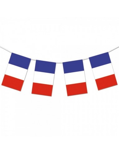 Banderines rectangulares de francia para escaparates y decorar espacios de países y viajes