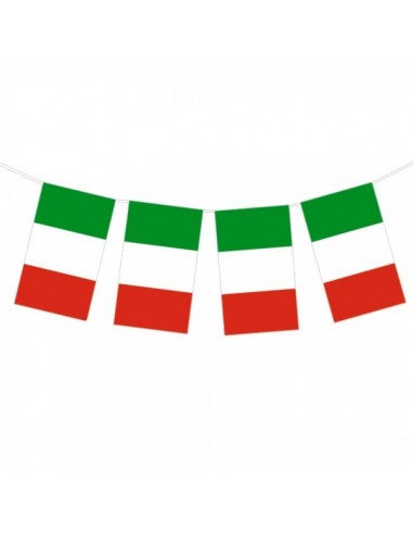 Banderines rectangulares de italia para escaparates y decorar espacios de países y viajes