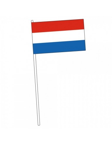 Bandera de mano de holanda para escaparates y decorar espacios de países y viajes