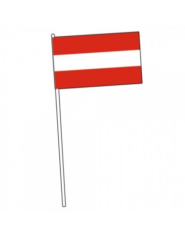 Bandera de mano de austria para escaparates y decorar espacios de países y viajes