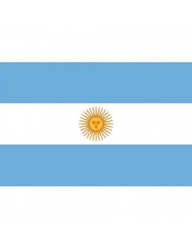 Bandera de argentina para escaparates y decorar espacios de países y viajes