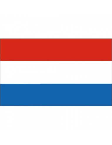 Bandera de mano de países bajos para escaparates y decorar espacios de países y viajes