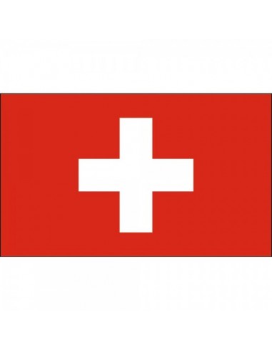 Bandera de mano de suiza para escaparates y decorar espacios de países y viajes