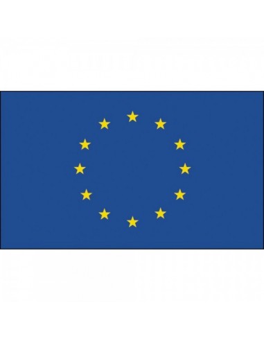 Bandera de mano de europa-comunidad económica europea para escaparates y decorar espacios de países y viajes