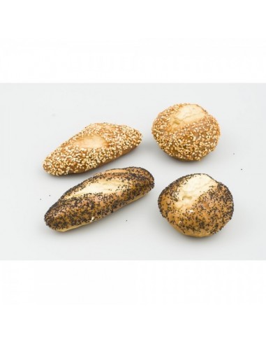 Imitación surtido de panecillos de semillas para panaderías pastelerías y escaparates de tiendas