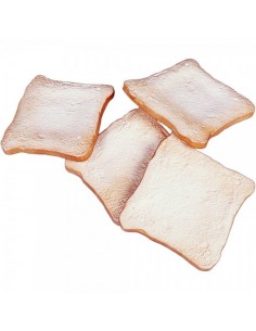 Imitación rebanadas de pan de molde para panaderías pastelerías y escaparates de tiendas