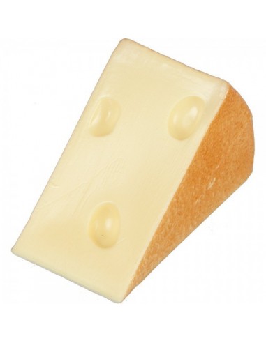 Imitación porción de queso emmental pequeña para queserías y charcuterías y escaparates de tiendas