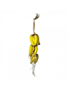 Imitación guirnalda de bananas para fruterías y la decoración de escaparates de tiendas o comercios