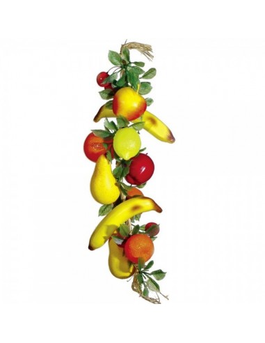 Imitación guirnalda de frutas para fruterías y la decoración de escaparates de tiendas o comercios