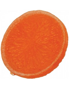 Imitación rodaja de naranja para fruterías y la decoración de escaparates de tiendas o comercios