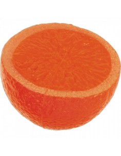 Imitación media naranja para fruterías y la decoración de escaparates de tiendas o comercios