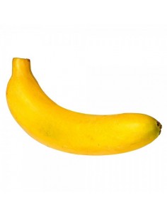 Imitación plátano amarillo para fruterías y la decoración de escaparates de tiendas o comercios