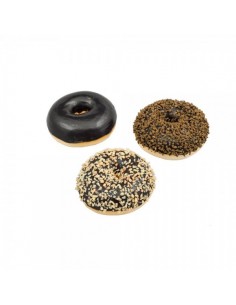 Imitación donuts de chocolate para panaderías pastelerías y escaparates de tiendas
